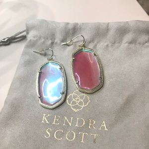 Danielle Earrings - Dichroic Glass